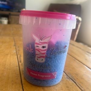Pink zebra calming waters sprinkles